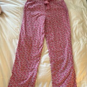Vineyard Vines Pink Valentine’s PJ Pants